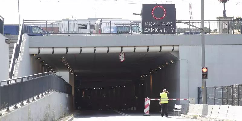 Tunel  pod Forum Gdańsk zamknięty od jutra