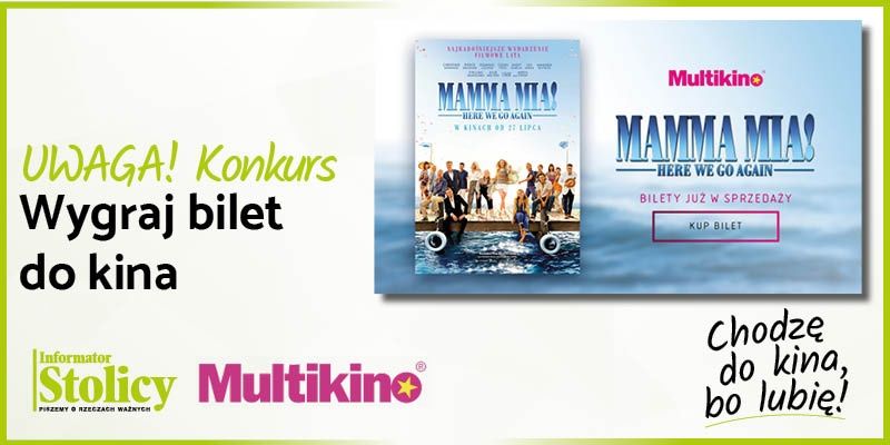 Rozwiązanie konkursu - Wygraj podwójny bilet do Multikina Ursynów na „Mamma Mia 2”!