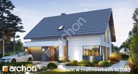 Nowoczesny projekt domu z garażem i przestronnym wnętrzem!