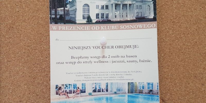 Rozwiązanie konkursu na Dzień Kobiet - Wygraj voucher do Klubu Sosnowego uprawniający do wstępu na basen i do strefy wellness!