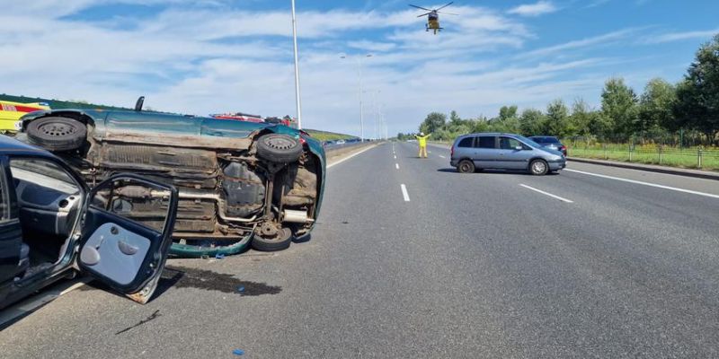 Karambol na S2 między Warszawą Lotnisko a Aleją Krakowską: kilka godzin utrudnień na trasie