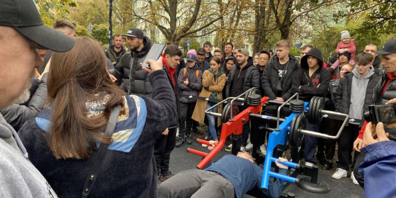Otwarcie nowej plenerowej siłowni