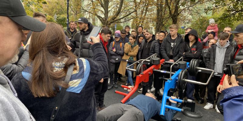 Otwarcie nowej plenerowej siłowni