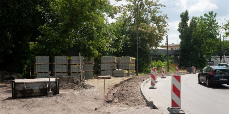 Antysmogowy chodnik w ciągu ulic Czecha i Sejmikowej