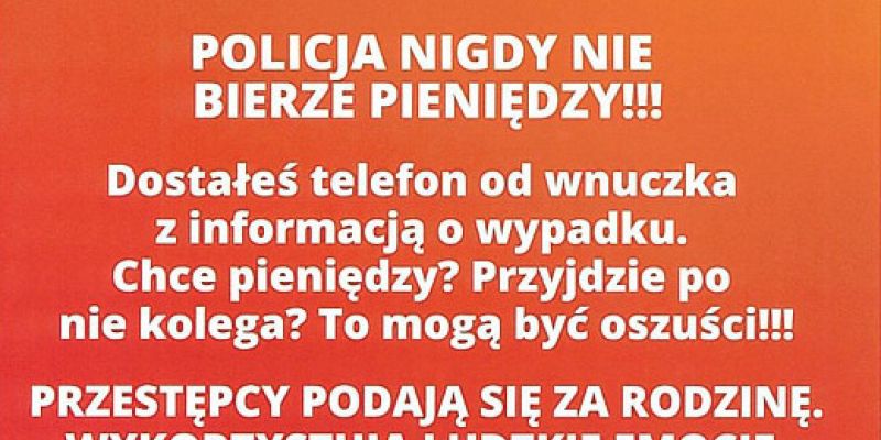 Uwaga, oszuści!