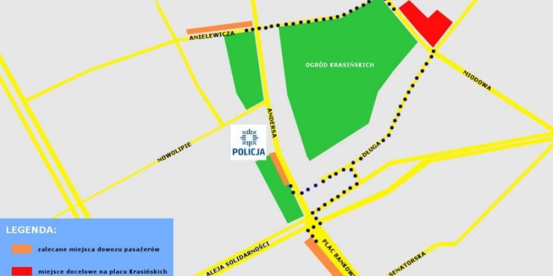 Wizyta Trumpa – w jakich miejscach parkować? Gdzie znaleźć informacje dot. komunikacji?