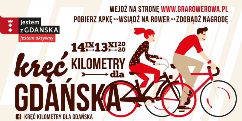 Kręć kilometry dla Gdańska - rowerem do pracy i szkoły