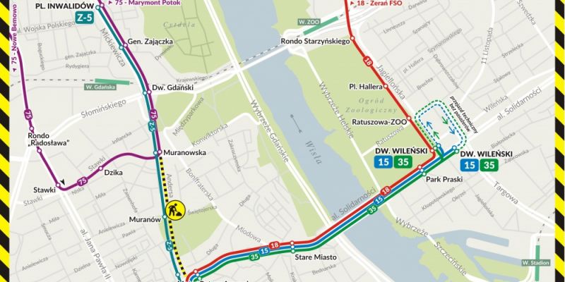 Tramwaje znikają z ul. Andersa