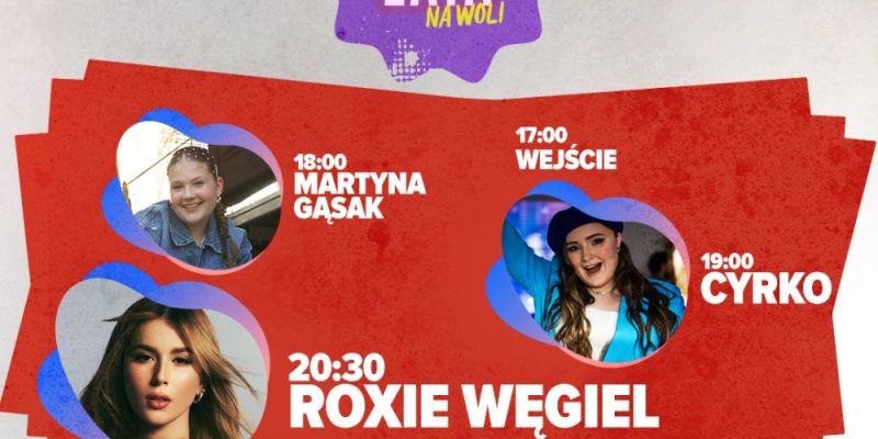 "Zakończenie lata na Woli" z Roxie Węgiel i innymi utalentowanymi artystami