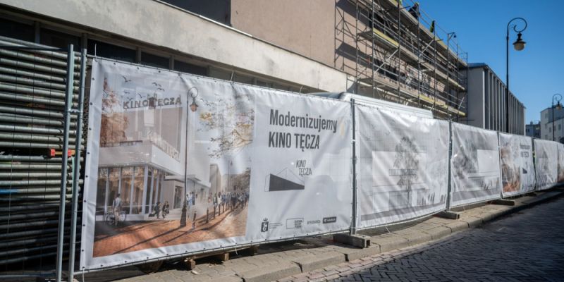 Trwa przebudowa żoliborskiego kina Tęcza