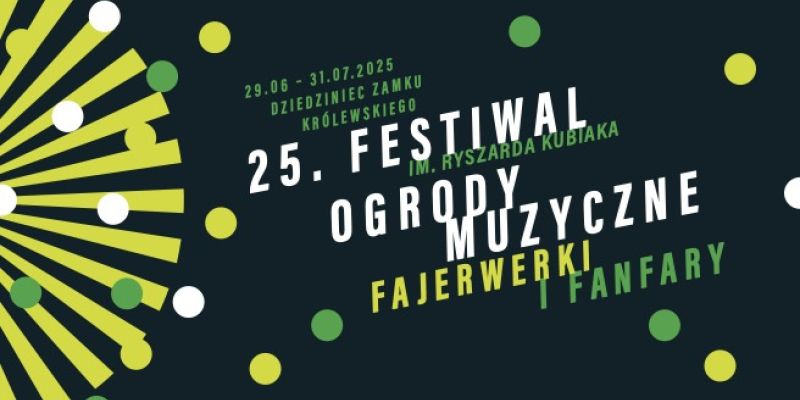 25. Festiwal Ogrody Muzyczne już wkrótce na Dziedzińcu Zamku Królewskiego