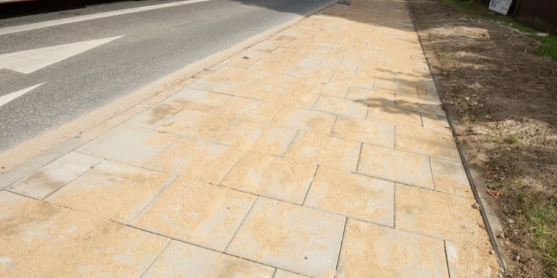 Antysmogowy chodnik na Czecha i Sejmikowej