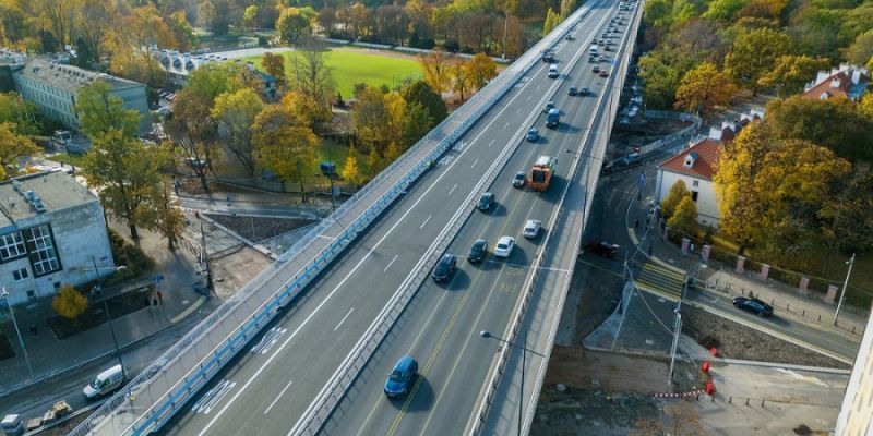 Otwarto południowy wiadukt Trasy Łazienkowskiej