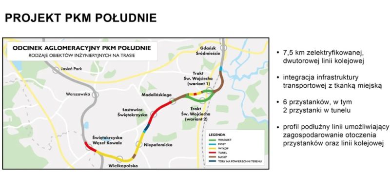 28 mln na realizację dokumentacji projektowej PKM Południe