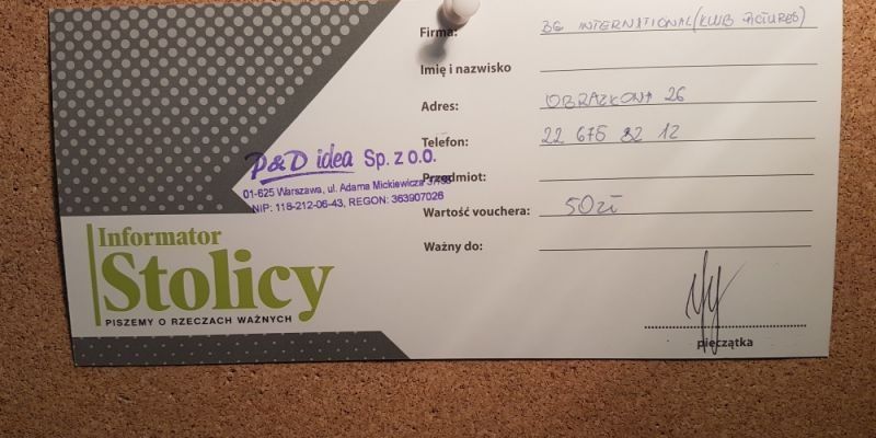 Rozwiązanie konkursu -  Wygraj voucher o wartości 50 złotych do Klubu Pictures przy ul. Obrazkowej 26!