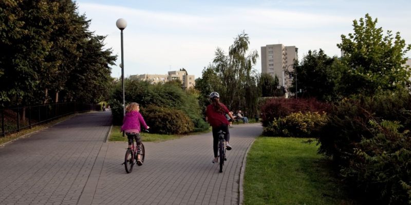 Nowy plac z fontanną w Parku im. Jana Pawła II