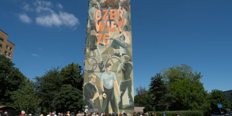 Mural w Ursusie symbolem pamięci o robotniczym proteście z 1976 roku