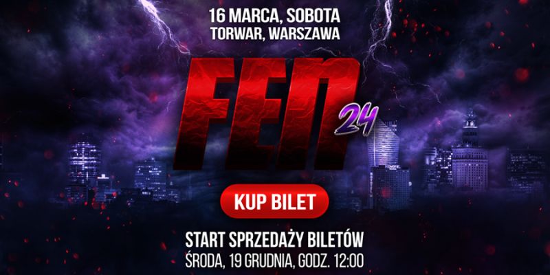 Gala FEN 24 w Warszawie 16 marca!