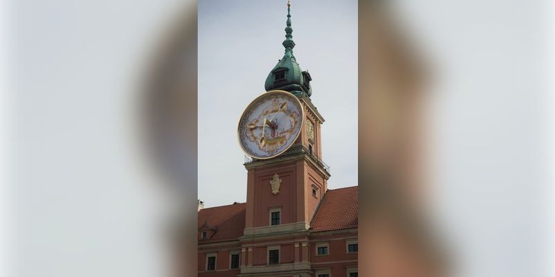 Wielka iluzja na wieży zegarowej Zamku Królewskiego