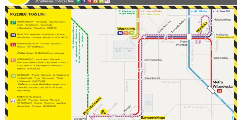 Marynarska bez tramwajów