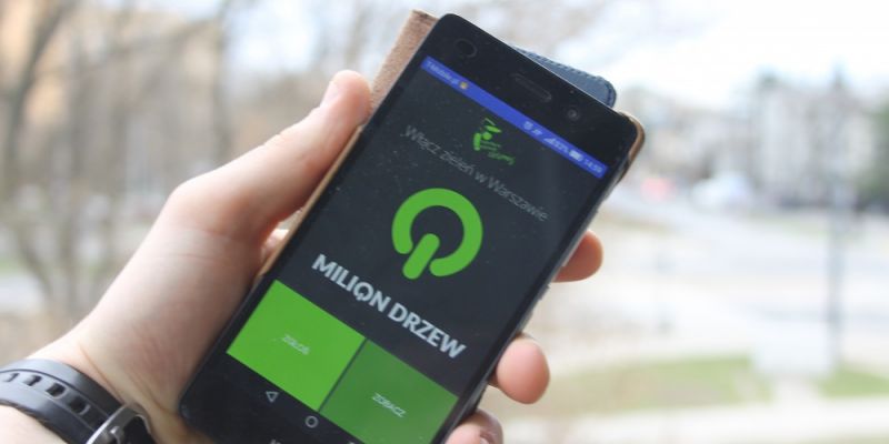 Zazieleń Warszawę – aplikacja "Milion Drzew"