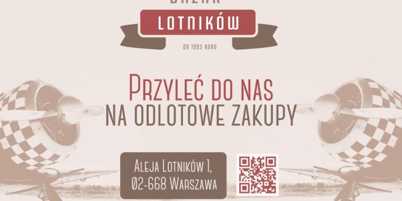 Odlotowe zakupy tylko na Bazarze Lotników