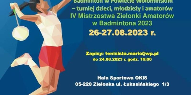 IV Mistrzostwa Zielonki Amatorów w Badmintonie