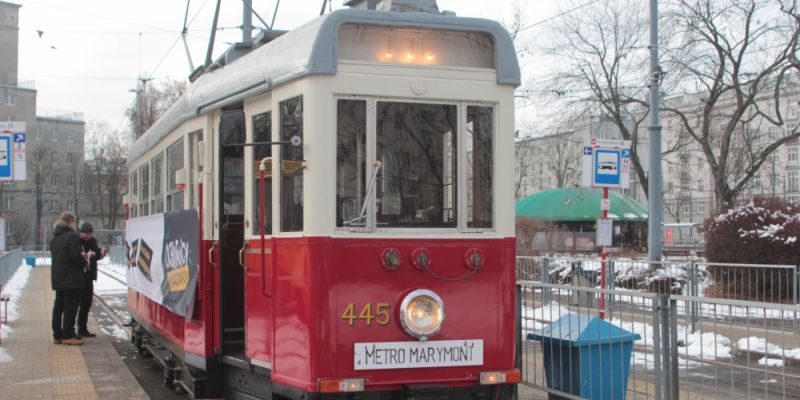 Tramwaj pełen wolontariuszy