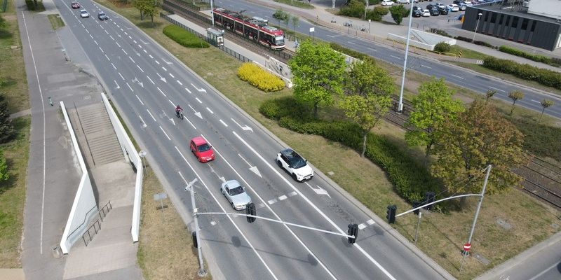 Nowe przejście dla pieszych na granicy Zaspy i Wrzeszcza