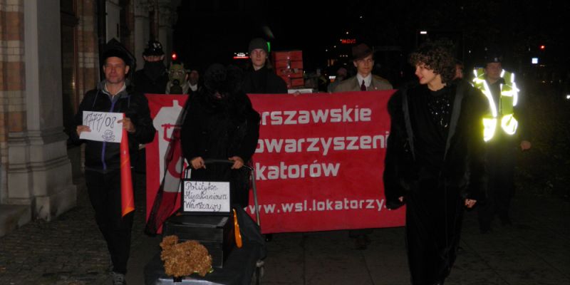 DEMONstracja lokatorska na Halloween