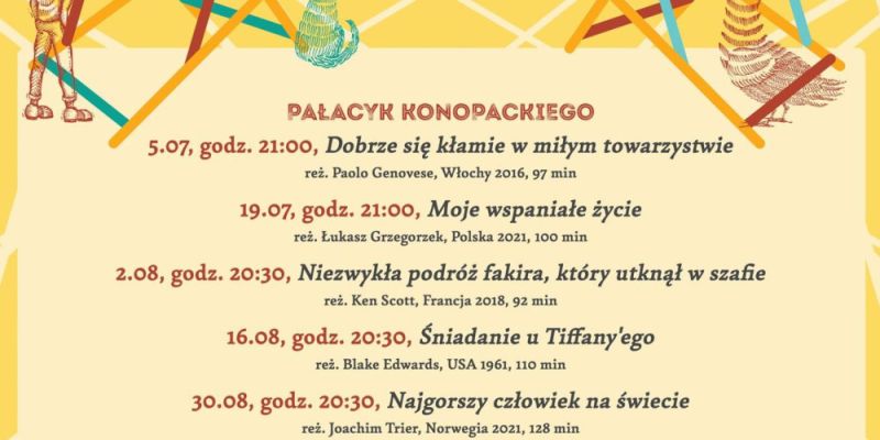 Od jutra startuje kino letnie w Pałacyku i Parku Praskim