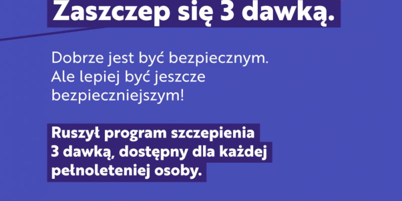 Ruszają szczepienia dawką przypominającą