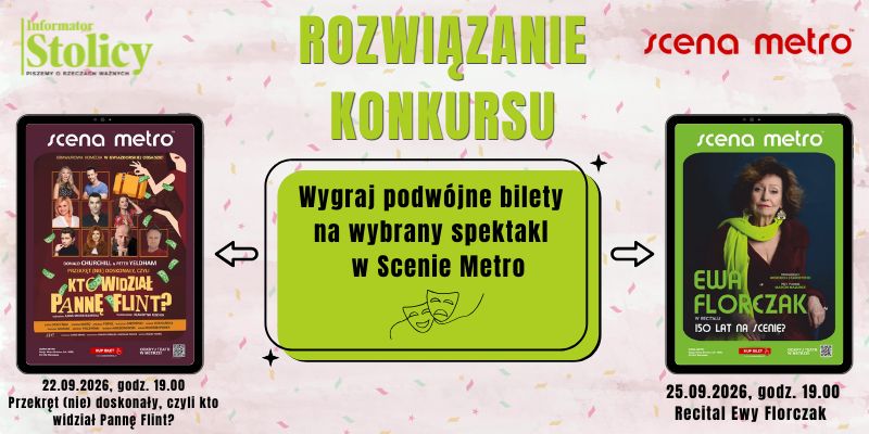 [ROZWIĄZANIE KONKURSU] Wieczór w teatrze? Czemu nie!