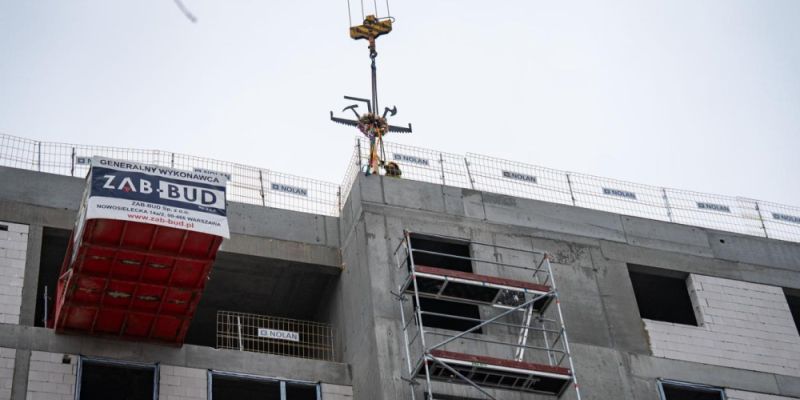 Na nowym budynku TBS  przy Jagiellońskiej zawisła wiecha