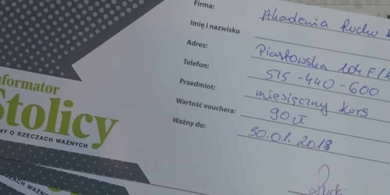 KONKURS! Wygraj voucher na miesięczny kurs piłki nożnej!