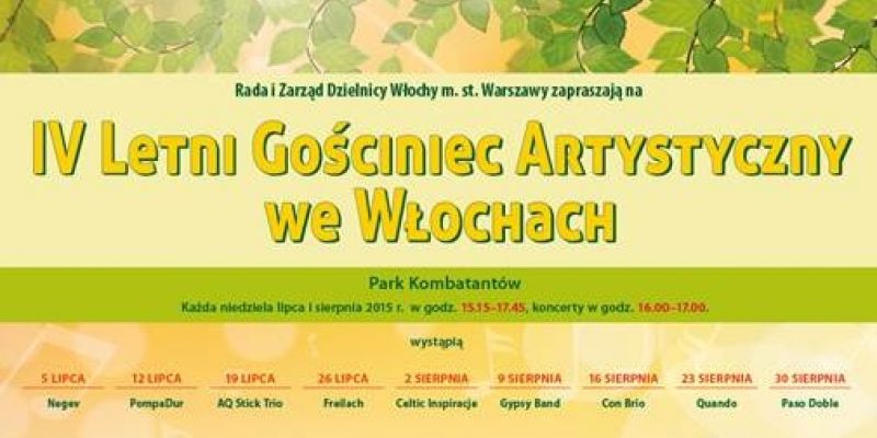 Daj się zabrać na spacer, film i koncert... w dzielnicy Włochy!