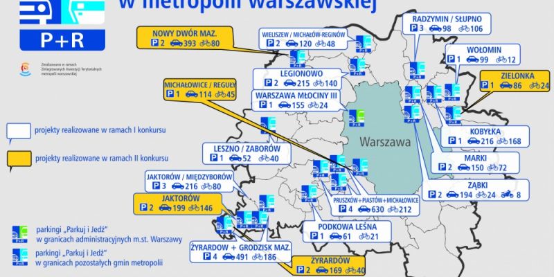 Kolejne parkingi w metropolii