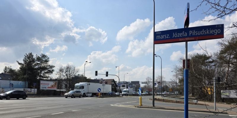 Warszawa planuje rozbudowę Alei Piłsudskiego w Wesołej