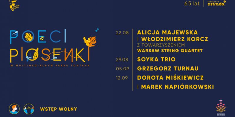 Poeci Piosenki w Multimedialnym Parku Fontann