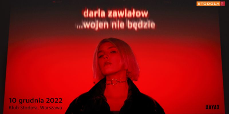 Daria Zawiałow w Klubie Stodoła w ramach trasy „METROPOLIS… wojen nie będzie”