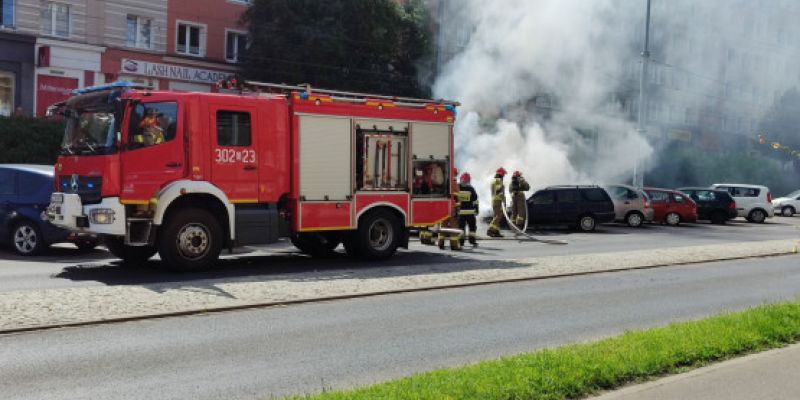 Dramatyczny Pożar na Ulicy Kartuskiej: szybka akcja strażaków zapobiegła katastrofie
