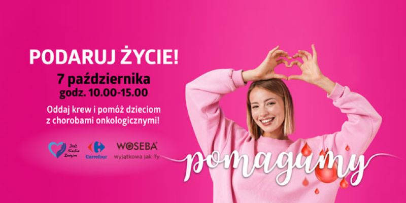 Weź udział w zbiórce krwi w Galerii Bemowo