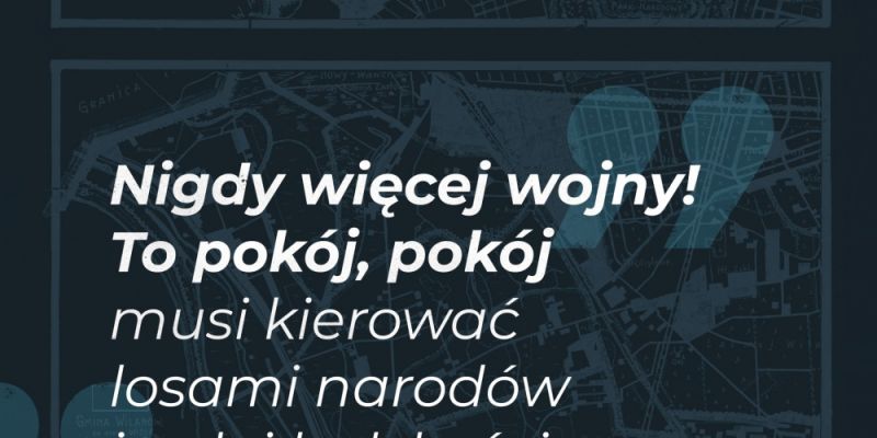 80. rocznica "Zbrodni Wawerskiej" - nigdy więcej wojny!