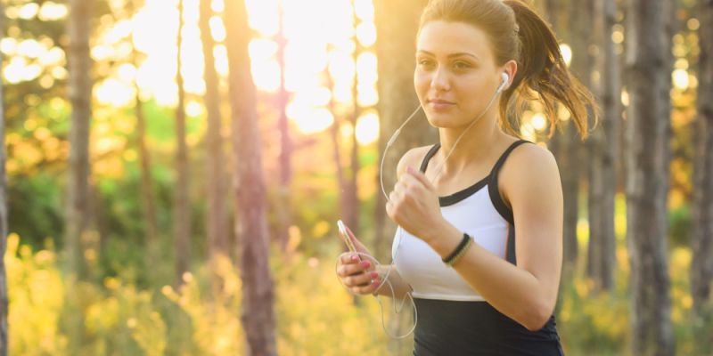 Slow jogging w Łazienkach Królewskich