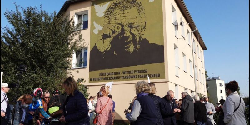 Józef Balcerek ma swój mural na Targówku