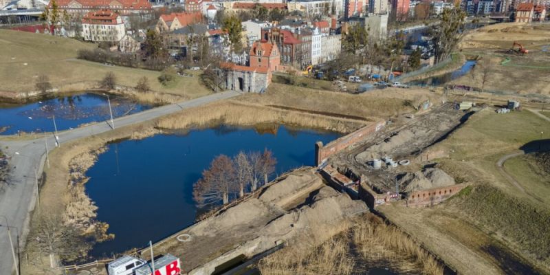 Objazd Bramy Nizinnej – prace wstrzymane przez konserwatora