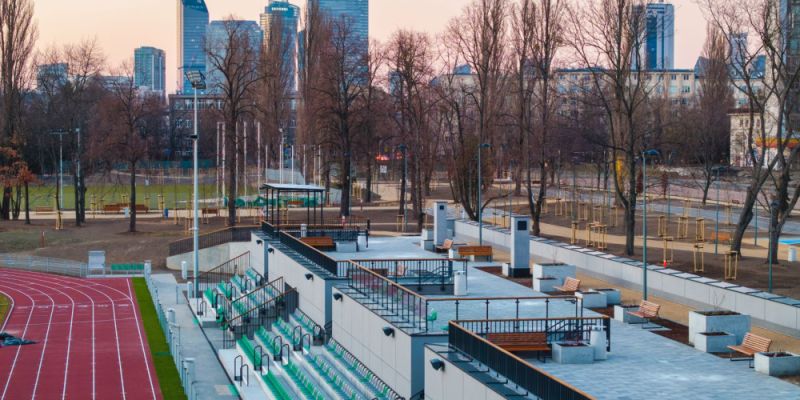 Nowe obiekty sportowe na dawnej Skrze