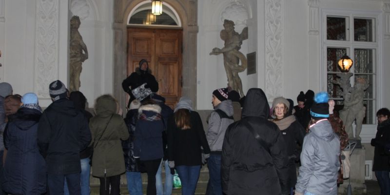 Noworoczny spacer po Łazienkach Królewskich