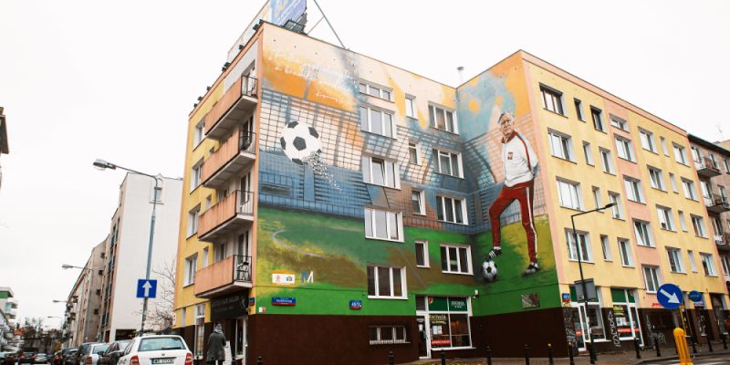 Mural Kazimierza Górskiego odsłonięty