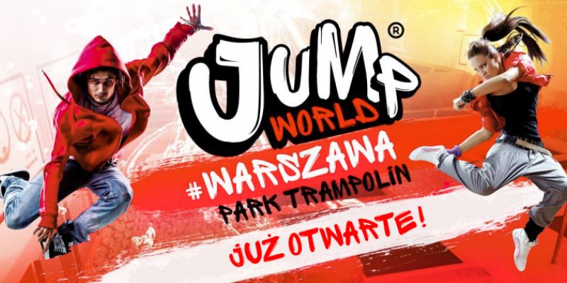 Konkurs! Wygraj podwójne wejściówki do Jump World Warszawa!